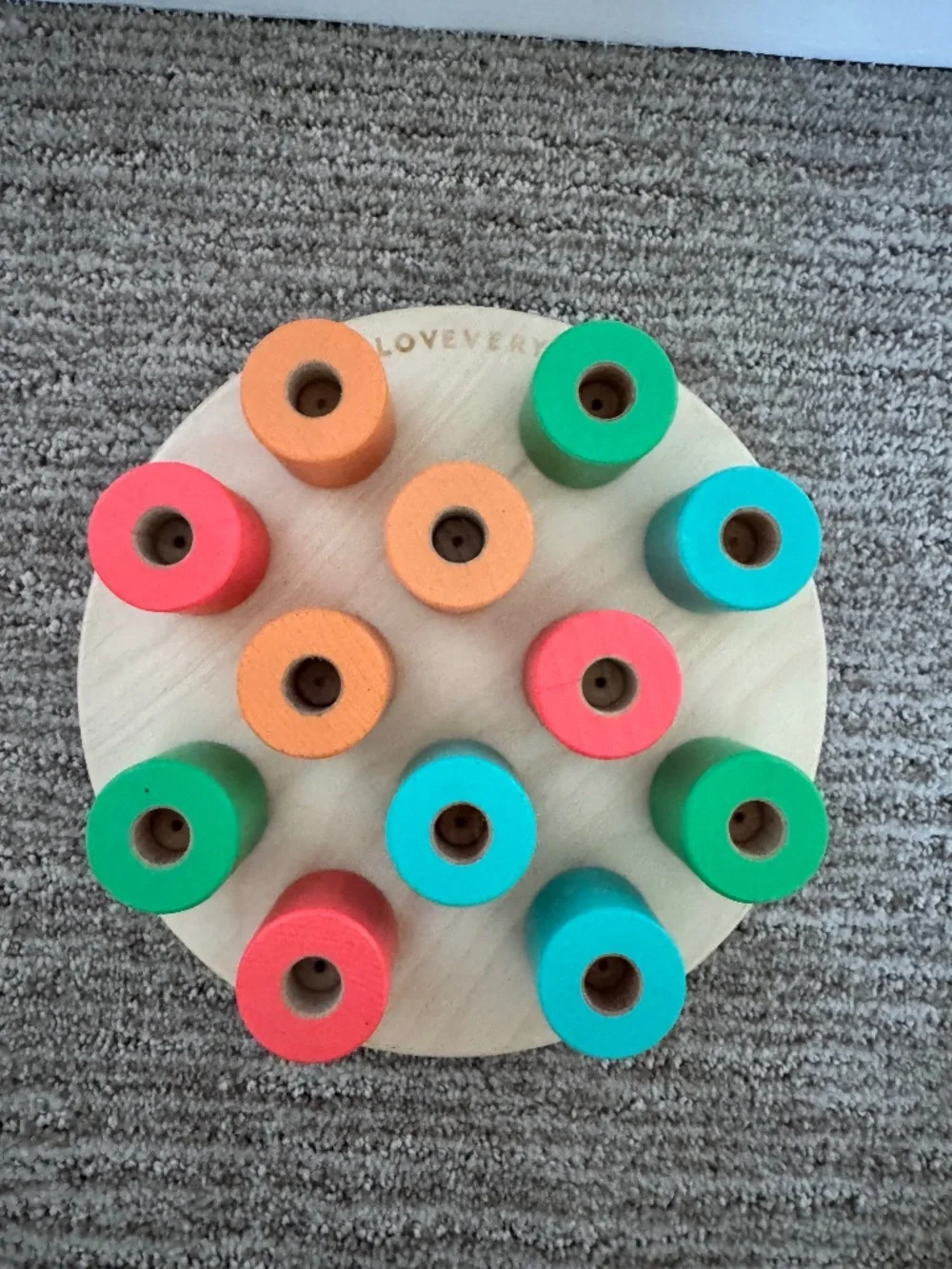 LOVEVERY | Wooden Posting & Stacking Toy